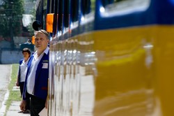 В Днепре на маршруты вышли шесть немецких трамваев (ФОТО)