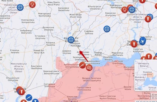 Россияне собираются атаковать Кривой Рог Днепропетровской области